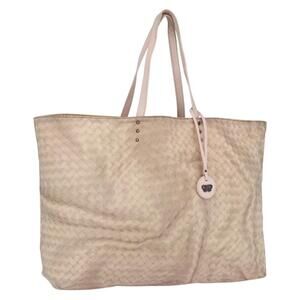 BOTTEGA VENETA Tote Bag Nylon Pink Auth 161323